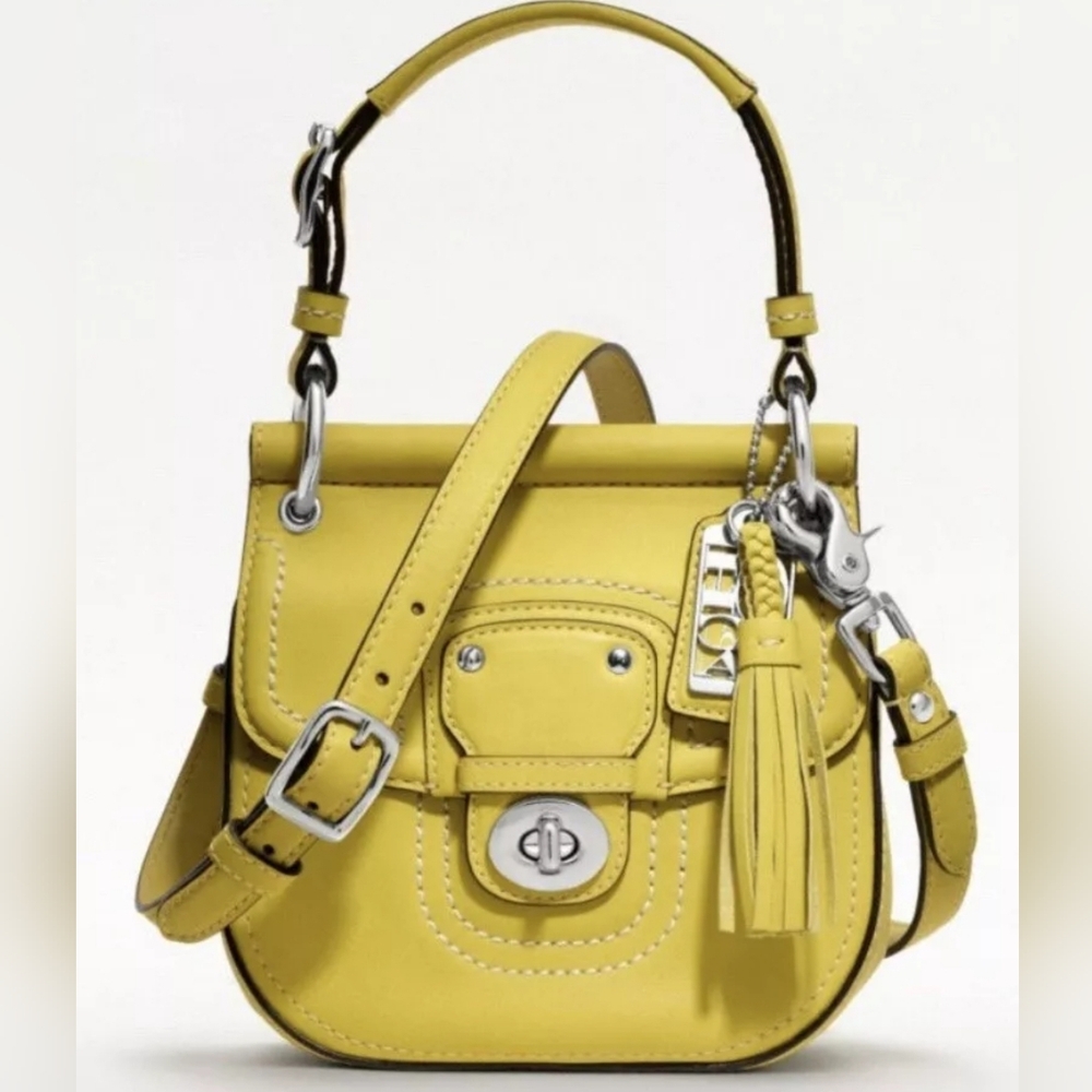 💛Coach Legacy Mini Wilis Bag with Charms and Matching Card Holder, NOT OUTLET💛